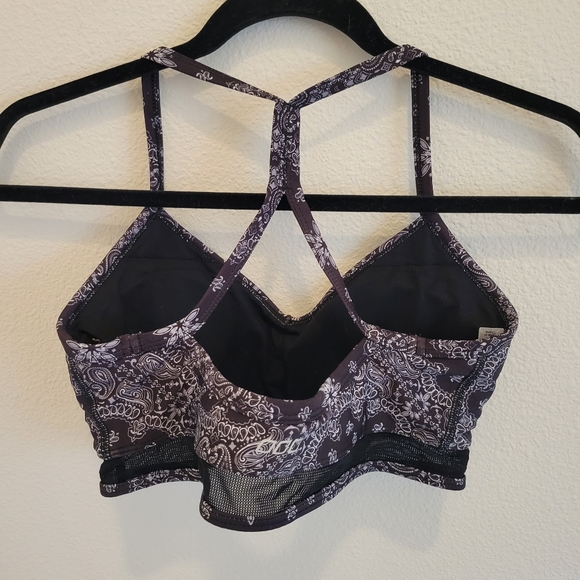 LJ Black Pattern Bra - Picture 2 of 2
